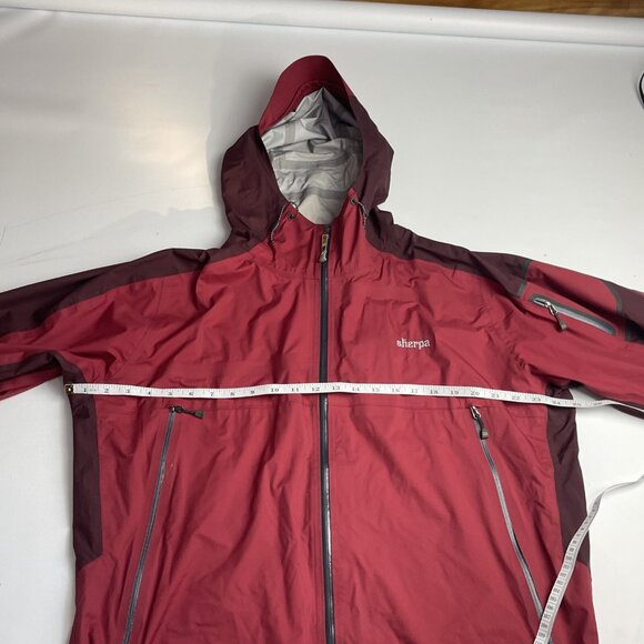 Sherpa Adventure Gear Full Zip Mens M Shell Pullover Parka Rain Jacket - Picture 10 of 16